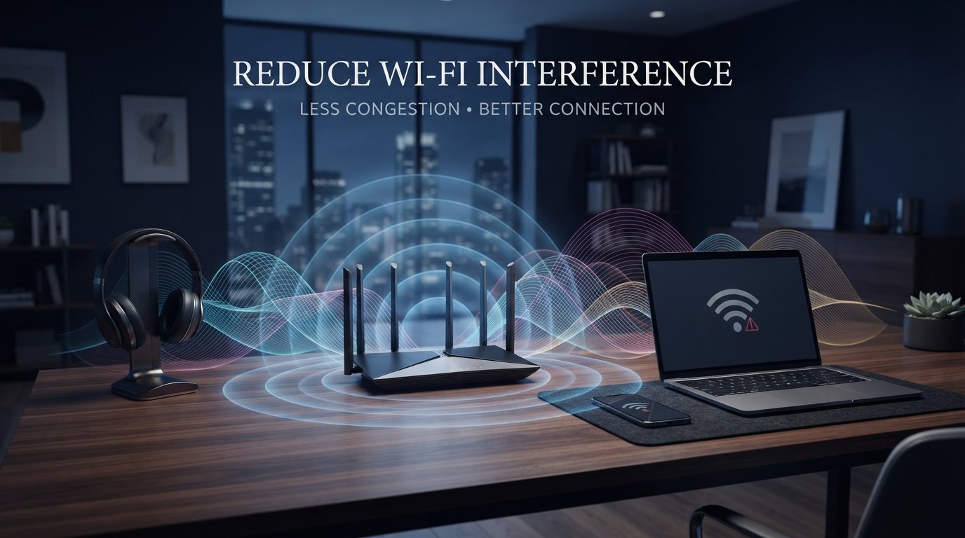 Wi-Fi interference and wireless network congestion