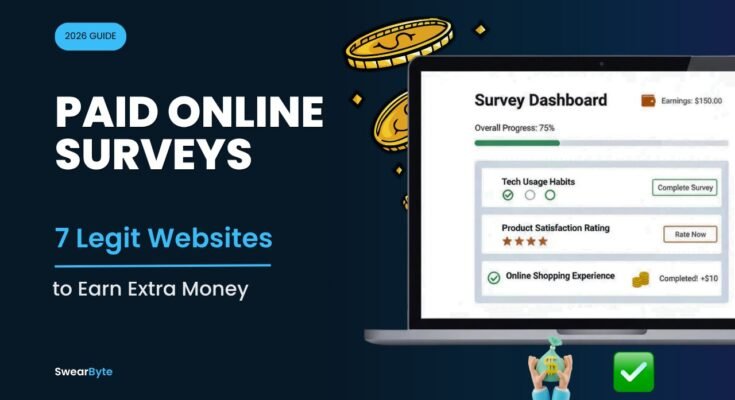 paid online surveys—7 websites to earn money