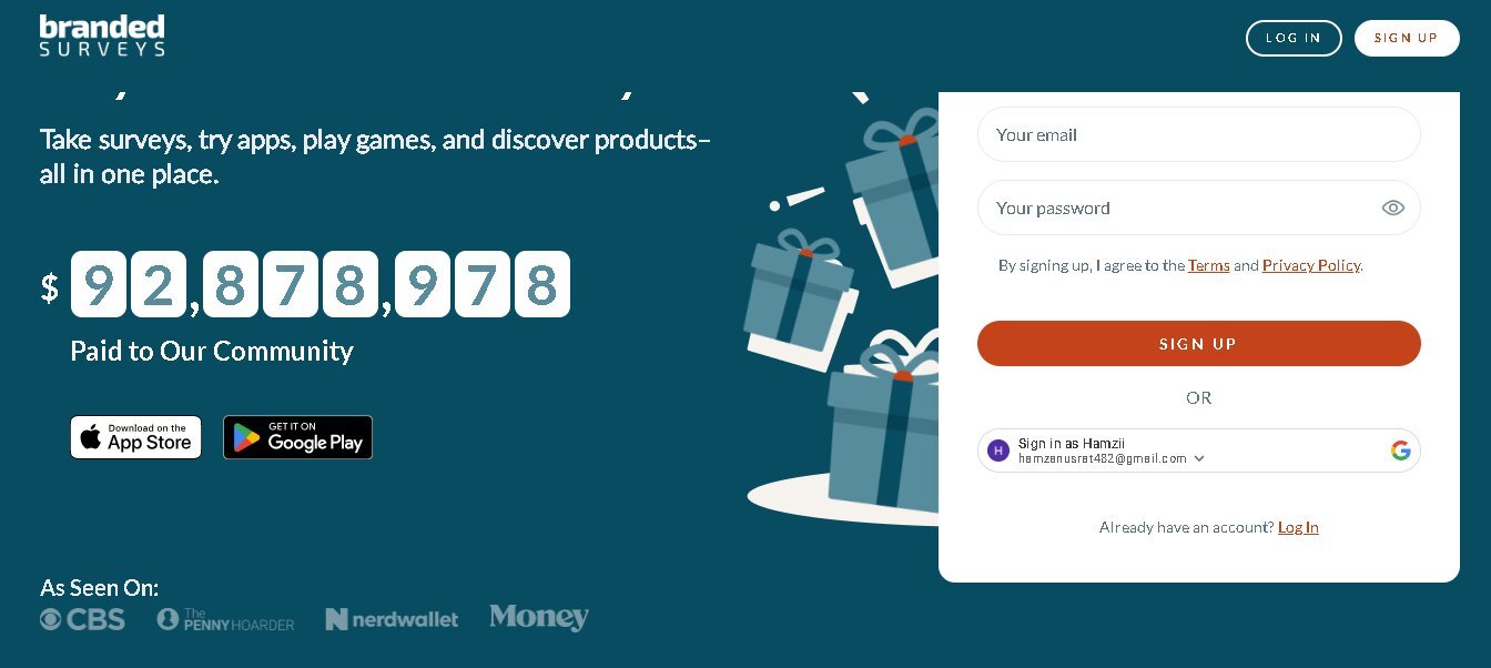 branded surveys paid online surveys