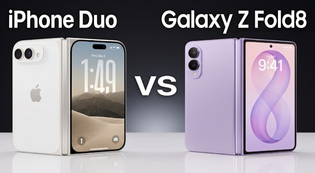Iphoneduo vs. galaxy z fold 8