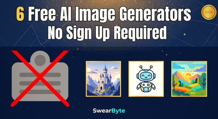 Free AI image generator with no sign up required
