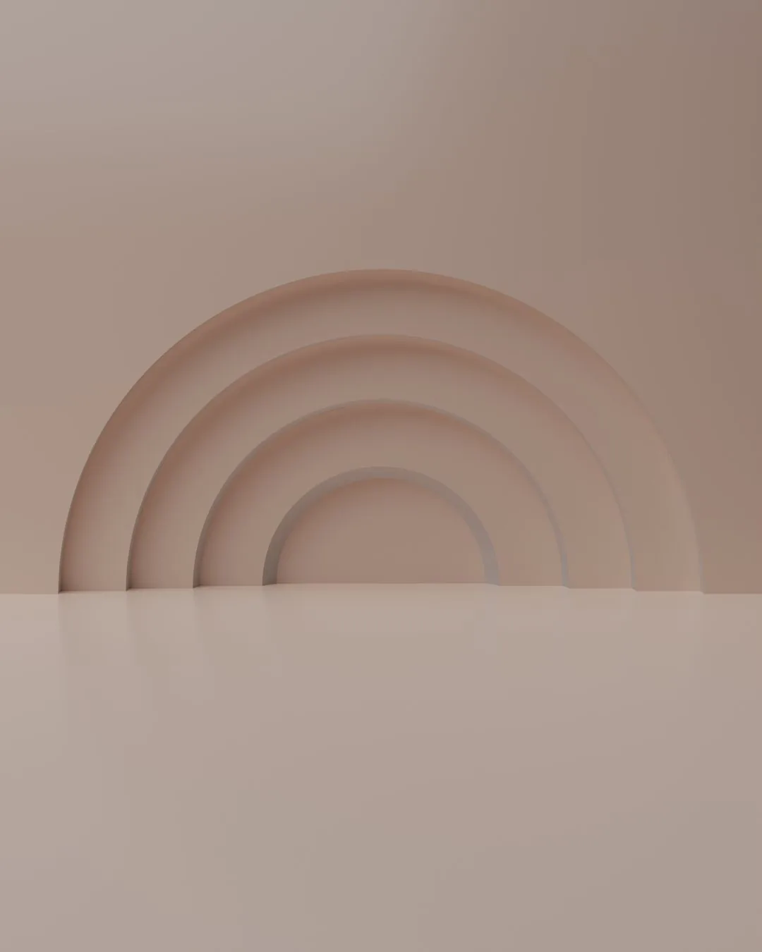 concentric arches abstract HD phone wallpaper