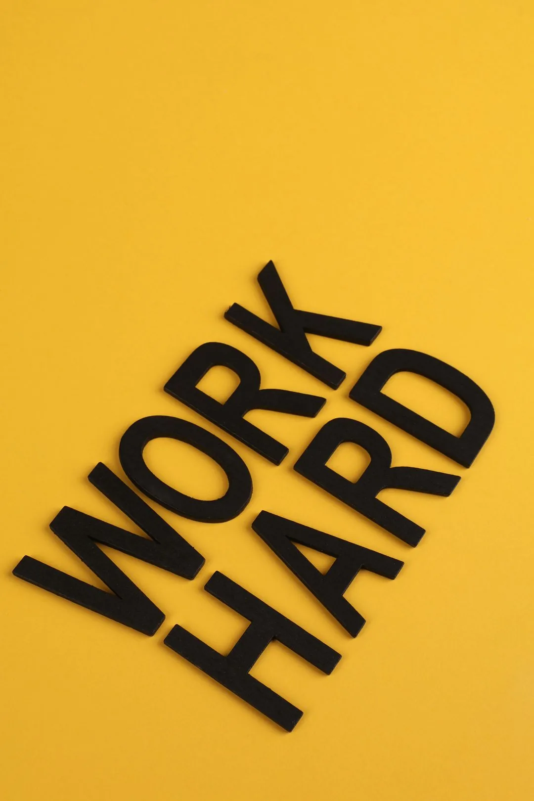 work hard bold typography HD phone wallpaper